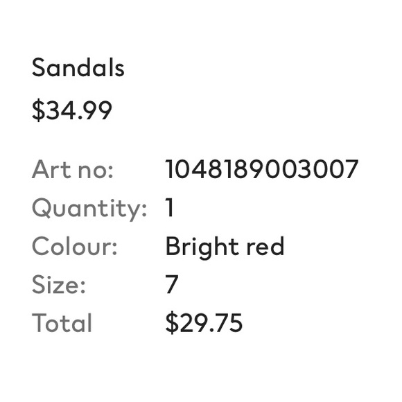 🔥3/$18🔥 EUC H&M Sandals - Picture 5 of 5